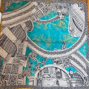 Echo’s Grand Enchantment Silk Scarf. 35”x 35”